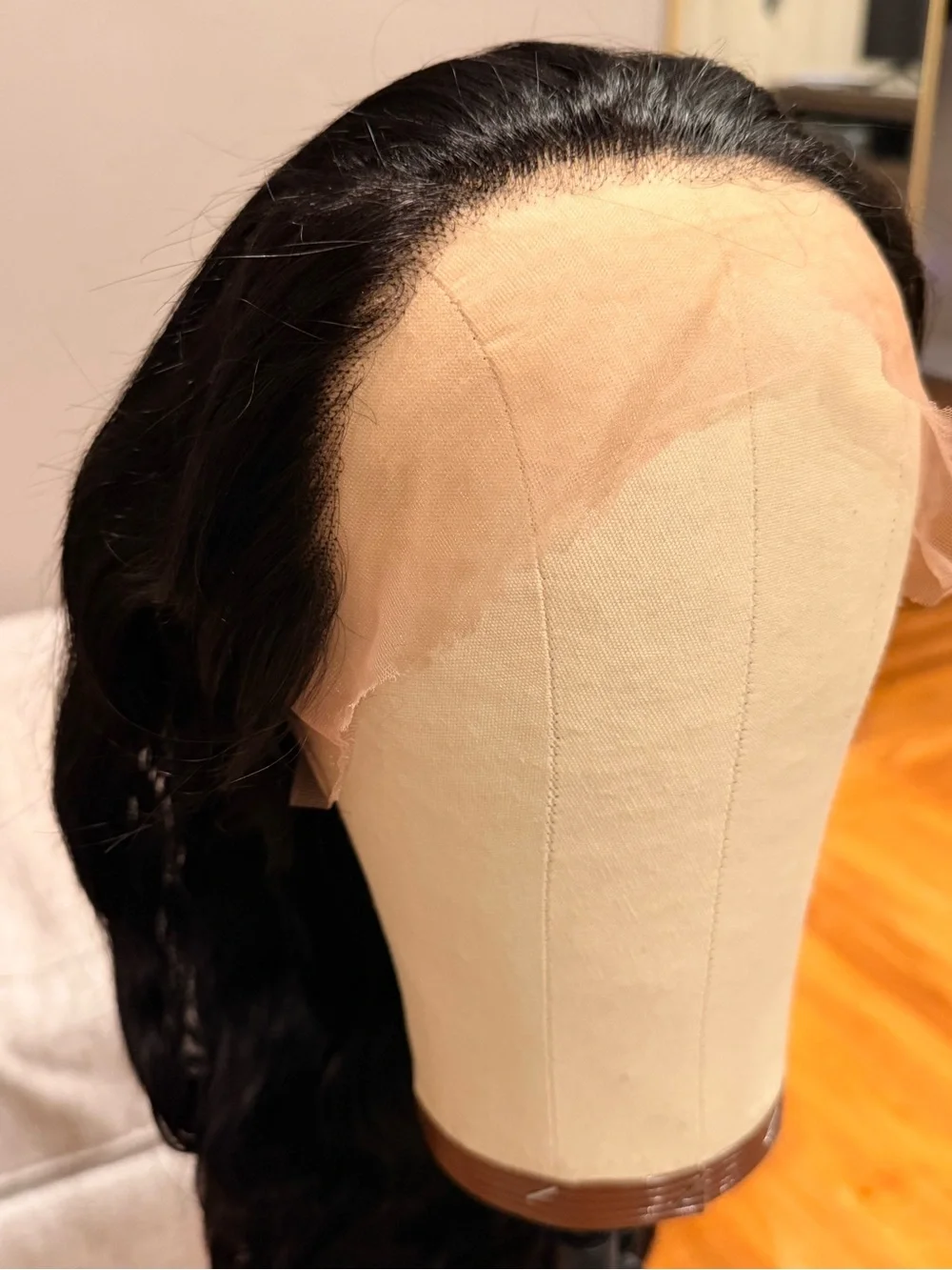 26” Natural Black #1b‎ Body Wave 13x6 HD Lace Front 100% Human Hair Wig #228